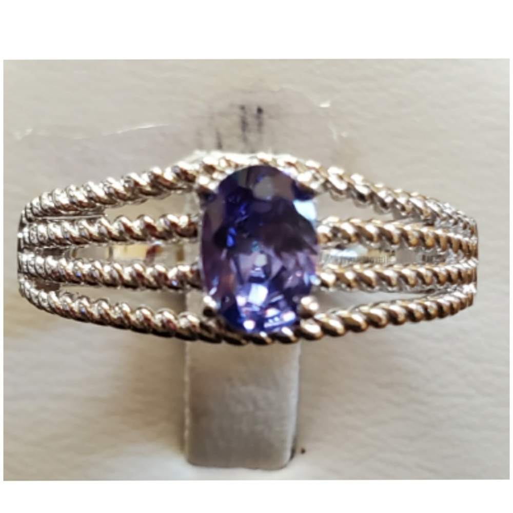 Genuine 1ct Tanzanite Ring Size 10